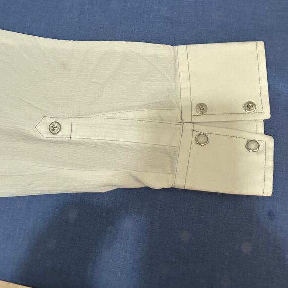 Rock 47 by Wrangler Western Embroidered Pearl Snap Shirt (Size L) - Picture 7 of 7